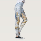 空飛Hohenzollern城：雪のドイツ。 レギンス (右)