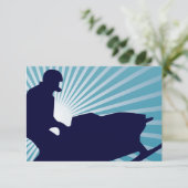 空高いスノーモービル 招待状 (スタンド正面)