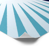 空高い熱気球 ポスター (角)