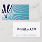 空高い熱気球 名刺 (正面/裏面)