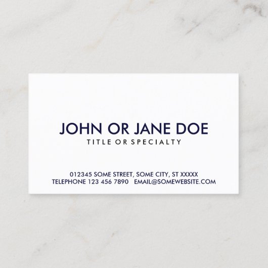 空高い熱気球 名刺 (裏面)