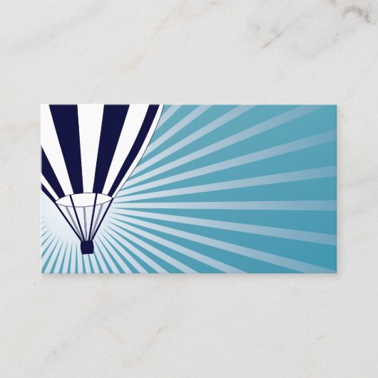 空高い熱気球 名刺 (正面)