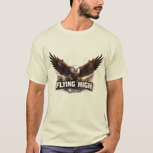空高く舞う Tシャツ (正面)
