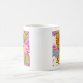空高く飛べ: 色彩の爆発! コーヒーマグカップ (中央)