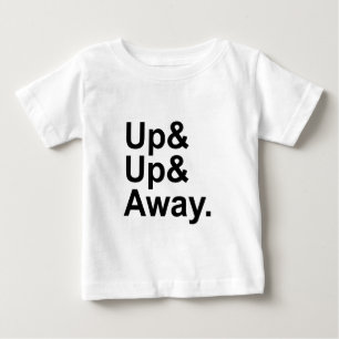 空高く飛べ 飛翔モチベーションを表現 ベビーTシャツ