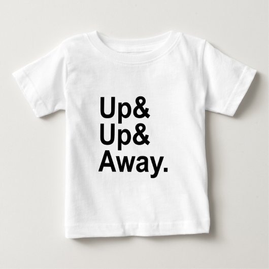 空高く飛べ | 飛翔モチベーションを表現 ベビーTシャツ (正面)