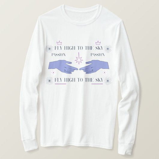 空高く飛べ Tシャツ (デザイン正面)
