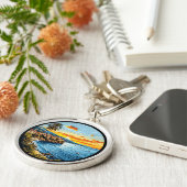 空鮮やかとボート キーホルダー (側面)