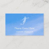 "空"のサッカーのコーチの名刺 名刺 (正面)