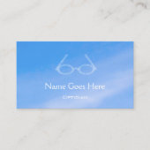 "空"の眼鏡技師の名刺 名刺 (正面)