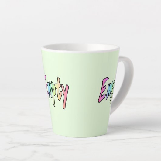 空 カフェラテマグ (右アングル)