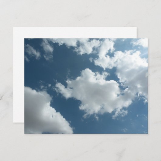 空 サンキューカード (正面/裏面)