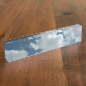 空 デスクネームプレート (側面)