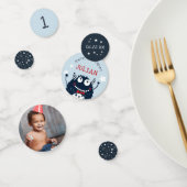 空 |リトルモンスターバースデーパーソナライズされたタパーティー コンフェッティ (グループ)