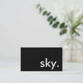 空。 名刺 (スタンド正面)