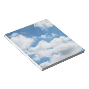 空,天気,自然,白,青,雲,日光 ノートパッド