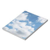 空，天気，自然，白，青，雲，日光 ノートパッド (回転)