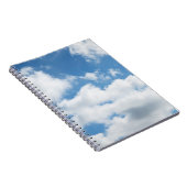 空、天気、自然、白、青、雲、日光 ノートブック (右側)