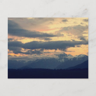 空、山、雲 ポストカード