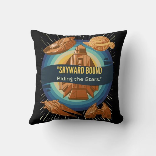 空、星の船に乗って クッション (裏面)