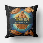 空、星の船に乗って クッション (裏面)