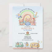 空・陸・海でお誕生日をお祝いしよう！ 招待状 (正面)