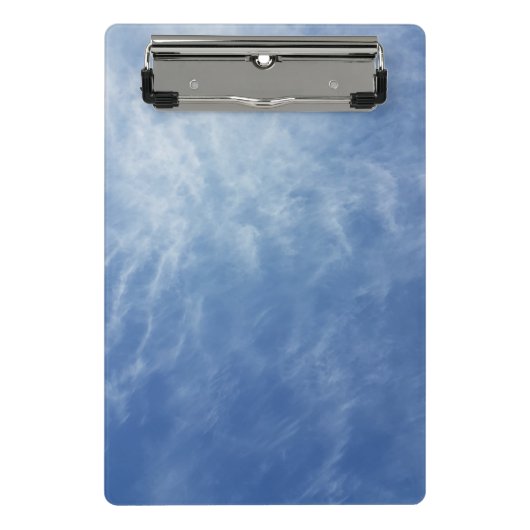空，雲，青，白，青と白，青の空 ミニクリップボード (正面)