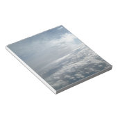空、飛行機ビュー、美しい雲 ノートパッド (アングル)