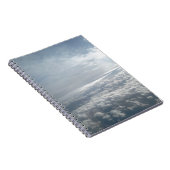 空、飛行機ビュー、美しい雲 ノートブック (右側)