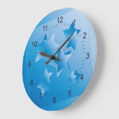 空sの窓 ラージ壁時計 (傾斜)