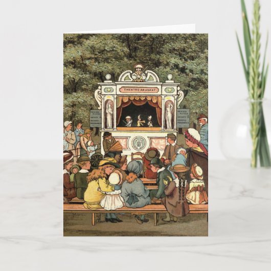 穿孔器およびJudyの人形劇" カード (正面)