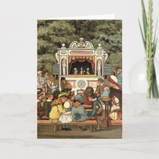 穿孔器およびJudyの人形劇" カード