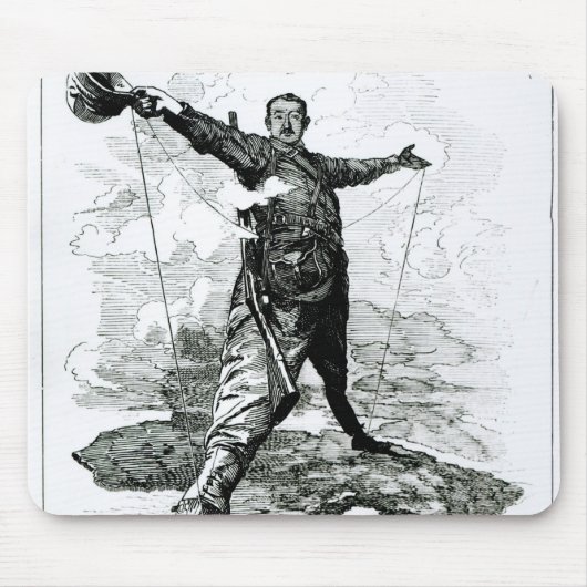 穿孔器からのローデスの大国 マウスパッド (正面)