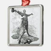 穿孔器からのローデスの大国 メタルオーナメント (左)