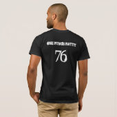 穿孔器のハンバーグの1つのスカル、76 Tシャツ (裏面フル)