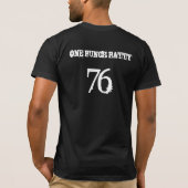 穿孔器のハンバーグの1つのスカル、76 Tシャツ (裏面)