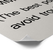 突き出た爪、 ネイルが打ち込まれる ポスター (角)