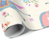 突き出た馬 ラッピングペーパー (ロールコーナー)