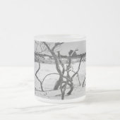 突き出る フロストグラスマグカップ (中央)