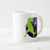 突き刺された隕石 ジャンボコーヒーマグカップ (正面右)