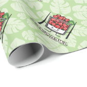 突き鉢ハワイ生魚サラダ箸区 ラッピングペーパー (ロールコーナー)