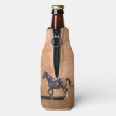 突き馬 ボトルクーラー (ボトル裏面)