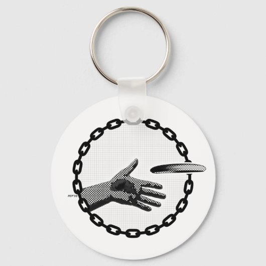 突く手 キーホルダー (正面)