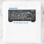 突っ込め!(C'mon, son!) TX-NR3030 長方形シール (バッグ)