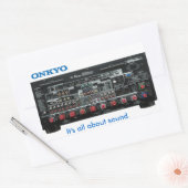 突っ込め!(C'mon, son!) TX-NR3030 長方形シール (封筒)