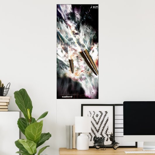 突出した ポスター (ホームオフィス)