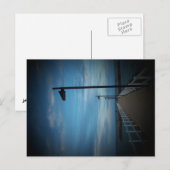 突堤の郵便はがき ポストカード (正面/裏面)