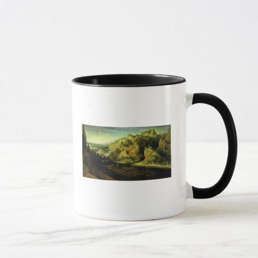突撃を用いる山の景色、c.1585 マグカップ (右)