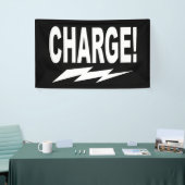 突撃!稲妻ボルやる気を起こさせるト 横断幕 (トレードショー)