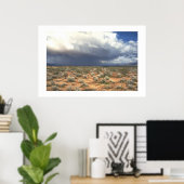 突然の土砂降り ポスター (ホームオフィス)